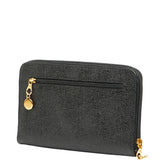 シャネル ココマーク ラウンドファスナー 長財布 ブラック キャビアスキン レディース CHANEL 【中古】